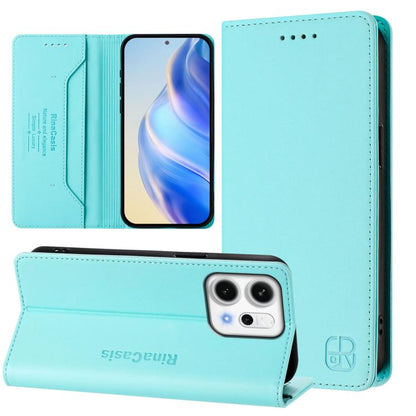 RC01 Dual-Folded Magnetic Suction RFID Leather Phone Case, For OPPO Reno14 Pro 5G Global, For OPPO Reno14 5G Global, For OPPO A5 Pro 5G Global, For OPPO A5 Pro China, For OPPO Find X8, For OPPO A3x 5G / 4G / A3 5G / 4G, For OPPO A80 5G EU / K12x 5G    ...