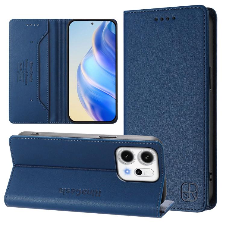 RC01 Dual-Folded Magnetic Suction RFID Leather Phone Case, For OPPO Reno14 Pro 5G Global, For OPPO Reno14 5G Global, For OPPO A5 Pro 5G Global, For OPPO A5 Pro China, For OPPO Find X8, For OPPO A3x 5G / 4G / A3 5G / 4G, For OPPO A80 5G EU / K12x 5G    ...