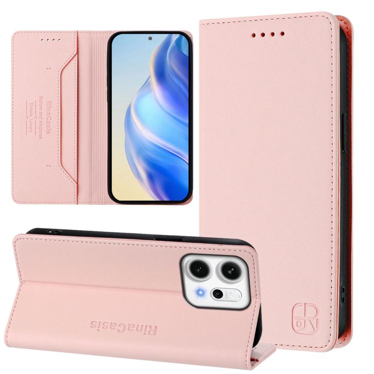 RC01 Dual-Folded Magnetic Suction RFID Leather Phone Case, For OPPO Reno14 Pro 5G Global, For OPPO Reno14 5G Global, For OPPO A5 Pro 5G Global, For OPPO A5 Pro China, For OPPO Find X8, For OPPO A3x 5G / 4G / A3 5G / 4G, For OPPO A80 5G EU / K12x 5G    ...
