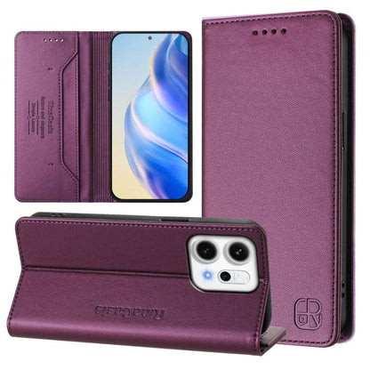 RC01 Dual-Folded Magnetic Suction RFID Leather Phone Case, For OPPO Reno14 Pro 5G Global, For OPPO Reno14 5G Global, For OPPO A5 Pro 5G Global, For OPPO A5 Pro China, For OPPO Find X8, For OPPO A3x 5G / 4G / A3 5G / 4G, For OPPO A80 5G EU / K12x 5G    ...