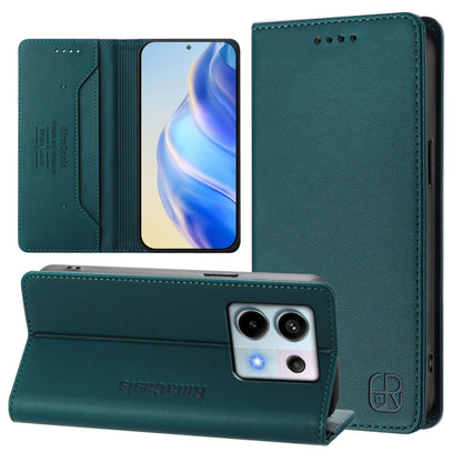 RC01 Dual-Folded Magnetic Suction RFID Leather Phone Case, For Xiaomi Poco M7 Pro 5G, For Xiaomi 15 Pro, For Xiaomi 15, For Xiaomi 14T Pro, For Xiaomi 14T, For Xiaomi Poco F6 5G, For Xiaomi Poco F6 Pro 5G, For Xiaomi Poco X6 Neo 5G                     ...