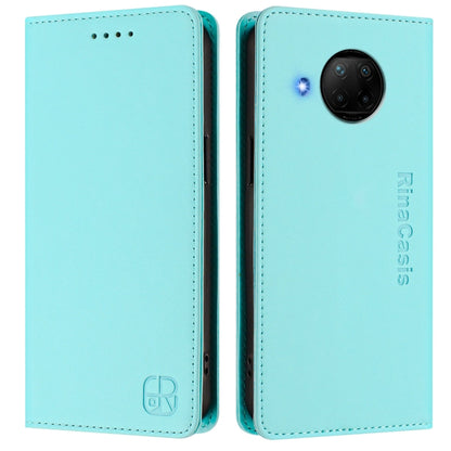 RC01 Dual-Folded Magnetic Suction RFID Leather Phone Case, For Xiaomi Mi 10T Lite 5G, For Xiaomi Mi 10 Lite