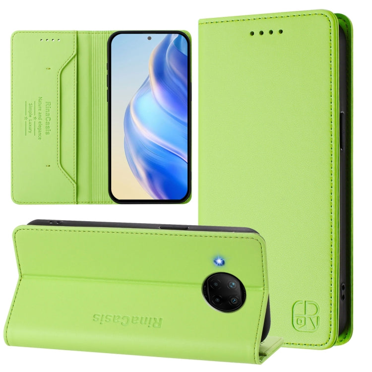 RC01 Dual-Folded Magnetic Suction RFID Leather Phone Case, For Xiaomi Mi 10T Lite 5G, For Xiaomi Mi 10 Lite
