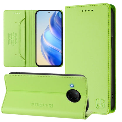 RC01 Dual-Folded Magnetic Suction RFID Leather Phone Case, For Xiaomi Mi 10T Lite 5G, For Xiaomi Mi 10 Lite