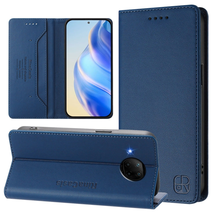 RC01 Dual-Folded Magnetic Suction RFID Leather Phone Case, For Xiaomi Mi 10T Lite 5G, For Xiaomi Mi 10 Lite