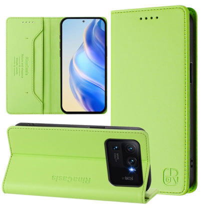 RC01 Dual-Folded Magnetic Suction RFID Leather Phone Case, For Xiaomi Poco C40, For Xiaomi Civi 1S, For Xiaomi Poco M4 Pro 4G, For Xiaomi Poco X4 Pro 5G, For Xiaomi Mi 11 Lite / Mi 11 Lite 5G, For Xiaomi 11T / 11T Pro, For Xiaomi Poco X3 GT            ...