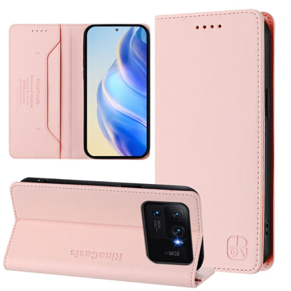 RC01 Dual-Folded Magnetic Suction RFID Leather Phone Case, For Xiaomi Poco C40, For Xiaomi Civi 1S, For Xiaomi Poco M4 Pro 4G, For Xiaomi Poco X4 Pro 5G, For Xiaomi Mi 11 Lite / Mi 11 Lite 5G, For Xiaomi 11T / 11T Pro, For Xiaomi Poco X3 GT            ...