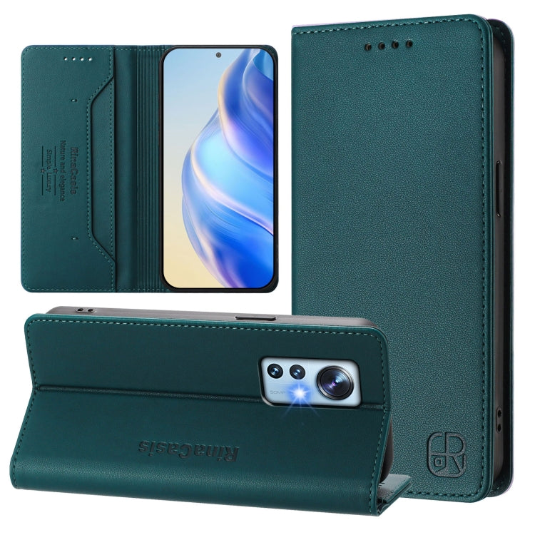 RC01 Dual-Folded Magnetic Suction RFID Leather Phone Case, For Xiaomi 14 Pro 5G, For Xiaomi 14 5G, For Xiaomi 13 Ultra, For Xiaomi Civi 3 5G, For Xiaomi 13 Lite 5G / Civi 2, For Xiaomi 13 Pro 5G, For Xiaomi 13 5G, For Xiaomi 12S Ultra                  ...