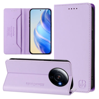 RC01 Dual-Folded Magnetic Suction RFID Leather Phone Case, For Xiaomi 14 Pro 5G, For Xiaomi 14 5G, For Xiaomi 13 Ultra, For Xiaomi Civi 3 5G, For Xiaomi 13 Lite 5G / Civi 2, For Xiaomi 13 Pro 5G, For Xiaomi 13 5G, For Xiaomi 12S Ultra                  ...