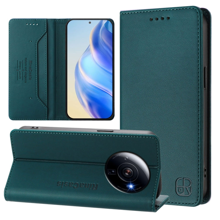 RC01 Dual-Folded Magnetic Suction RFID Leather Phone Case, For Xiaomi 14 Pro 5G, For Xiaomi 14 5G, For Xiaomi 13 Ultra, For Xiaomi Civi 3 5G, For Xiaomi 13 Lite 5G / Civi 2, For Xiaomi 13 Pro 5G, For Xiaomi 13 5G, For Xiaomi 12S Ultra                  ...