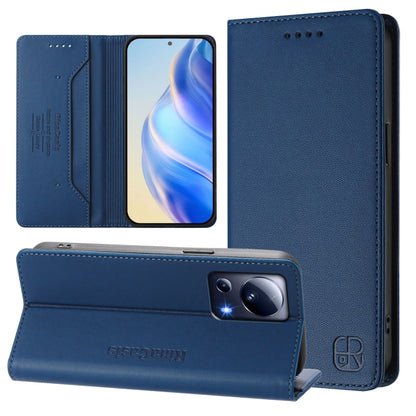 RC01 Dual-Folded Magnetic Suction RFID Leather Phone Case, For Xiaomi 14 Pro 5G, For Xiaomi 14 5G, For Xiaomi 13 Ultra, For Xiaomi Civi 3 5G, For Xiaomi 13 Lite 5G / Civi 2, For Xiaomi 13 Pro 5G, For Xiaomi 13 5G, For Xiaomi 12S Ultra                  ...