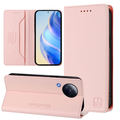 RC01 Dual-Folded Magnetic Suction RFID Leather Phone Case, For Xiaomi 14 Pro 5G, For Xiaomi 14 5G, For Xiaomi 13 Ultra, For Xiaomi Civi 3 5G, For Xiaomi 13 Lite 5G / Civi 2, For Xiaomi 13 Pro 5G, For Xiaomi 13 5G, For Xiaomi 12S Ultra                  ...