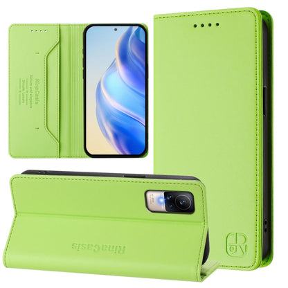 RC01 Dual-Folded Magnetic Suction RFID Leather Phone Case, For Xiaomi Poco C40, For Xiaomi Civi 1S, For Xiaomi Poco M4 Pro 4G, For Xiaomi Poco X4 Pro 5G, For Xiaomi Mi 11 Lite / Mi 11 Lite 5G, For Xiaomi 11T / 11T Pro, For Xiaomi Poco X3 GT            ...