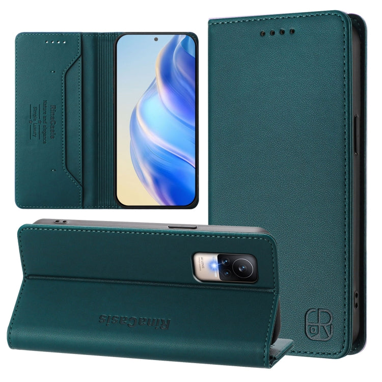 RC01 Dual-Folded Magnetic Suction RFID Leather Phone Case, For Xiaomi Poco C40, For Xiaomi Civi 1S, For Xiaomi Poco M4 Pro 4G, For Xiaomi Poco X4 Pro 5G, For Xiaomi Mi 11 Lite / Mi 11 Lite 5G, For Xiaomi 11T / 11T Pro, For Xiaomi Poco X3 GT            ...