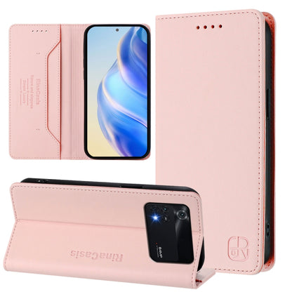 RC01 Dual-Folded Magnetic Suction RFID Leather Phone Case, For Xiaomi Poco C40, For Xiaomi Civi 1S, For Xiaomi Poco M4 Pro 4G, For Xiaomi Poco X4 Pro 5G, For Xiaomi Mi 11 Lite / Mi 11 Lite 5G, For Xiaomi 11T / 11T Pro, For Xiaomi Poco X3 GT            ...