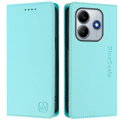 RC01 Dual-Folded Magnetic Suction RFID Leather Phone Case, For Xiaomi Poco M7 Pro 5G, For Xiaomi 15 Pro, For Xiaomi 15, For Xiaomi 14T Pro, For Xiaomi 14T, For Xiaomi Poco F6 5G, For Xiaomi Poco F6 Pro 5G, For Xiaomi Poco X6 Neo 5G                     ...
