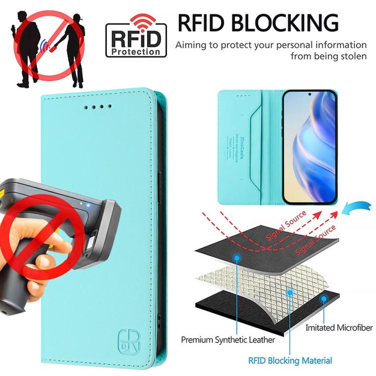 RC01 Dual-Folded Magnetic Suction RFID Leather Phone Case, For Xiaomi Poco M7 Pro 5G, For Xiaomi 15 Pro, For Xiaomi 15, For Xiaomi 14T Pro, For Xiaomi 14T, For Xiaomi Poco F6 5G, For Xiaomi Poco F6 Pro 5G, For Xiaomi Poco X6 Neo 5G                     ...