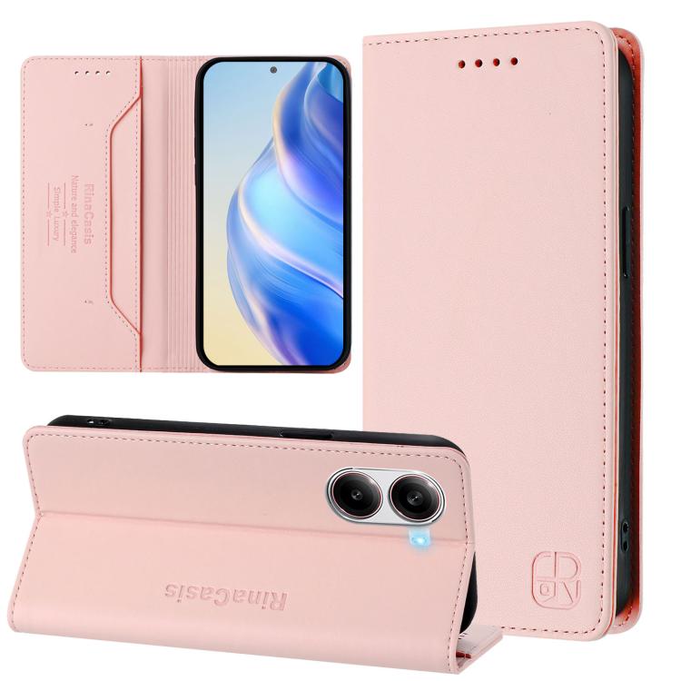 RC01 Dual-Folded Magnetic Suction RFID Leather Phone Case, For Xiaomi 17 Max 5G, For Xiaomi 17T Pro 5G, For Xiaomi Poco M7 4G 169mm, For Xiaomi 15T Pro, For Xiaomi 15T, For Xiaomi Civi 5 Pro Curved, For Xiaomi 15S Pro, For Xiaomi Poco M7 5G / C75 4G   ...