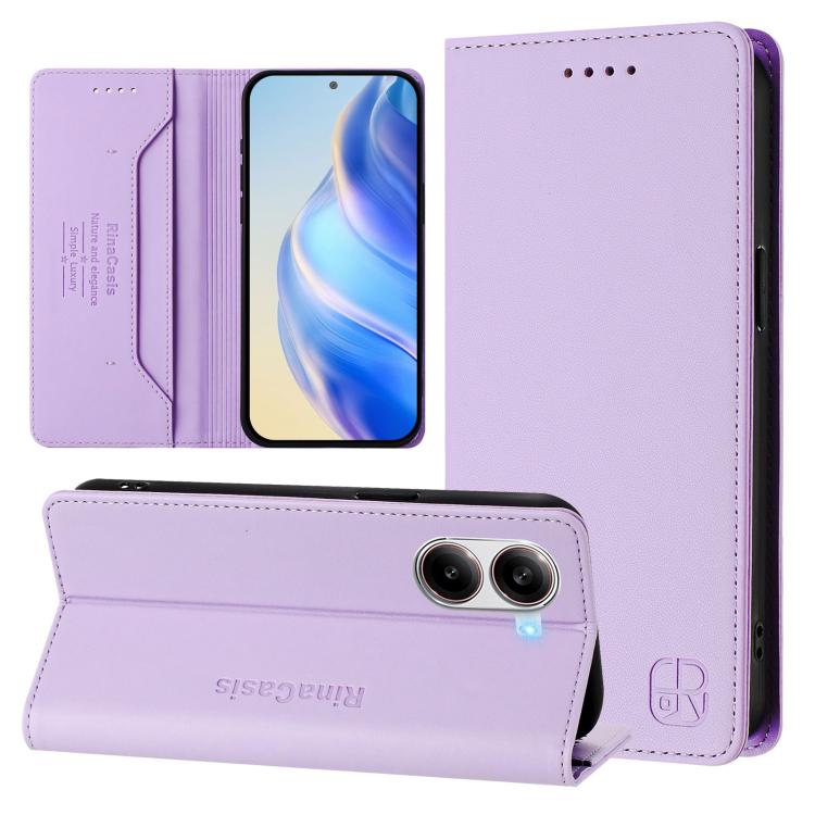RC01 Dual-Folded Magnetic Suction RFID Leather Phone Case, For Xiaomi 17 Max 5G, For Xiaomi 17T Pro 5G, For Xiaomi Poco M7 4G 169mm, For Xiaomi 15T Pro, For Xiaomi 15T, For Xiaomi Civi 5 Pro Curved, For Xiaomi 15S Pro, For Xiaomi Poco M7 5G / C75 4G   ...