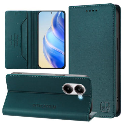 RC01 Dual-Folded Magnetic Suction RFID Leather Phone Case, For Xiaomi 17 Max 5G, For Xiaomi 17T Pro 5G, For Xiaomi Poco M7 4G 169mm, For Xiaomi 15T Pro, For Xiaomi 15T, For Xiaomi Civi 5 Pro Curved, For Xiaomi 15S Pro, For Xiaomi Poco M7 5G / C75 4G   ...