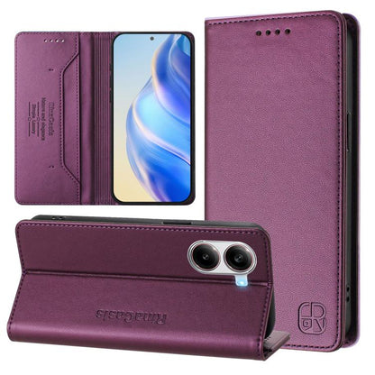 RC01 Dual-Folded Magnetic Suction RFID Leather Phone Case, For Xiaomi 17 Max 5G, For Xiaomi 17T Pro 5G, For Xiaomi Poco M7 4G 169mm, For Xiaomi 15T Pro, For Xiaomi 15T, For Xiaomi Civi 5 Pro Curved, For Xiaomi 15S Pro, For Xiaomi Poco M7 5G / C75 4G   ...