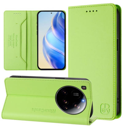 RC01 Dual-Folded Magnetic Suction RFID Leather Phone Case, For Xiaomi 17 Max 5G, For Xiaomi 17T Pro 5G, For Xiaomi Poco M7 4G 169mm, For Xiaomi 15T Pro, For Xiaomi 15T, For Xiaomi Civi 5 Pro Curved, For Xiaomi 15S Pro, For Xiaomi Poco M7 5G / C75 4G   ...