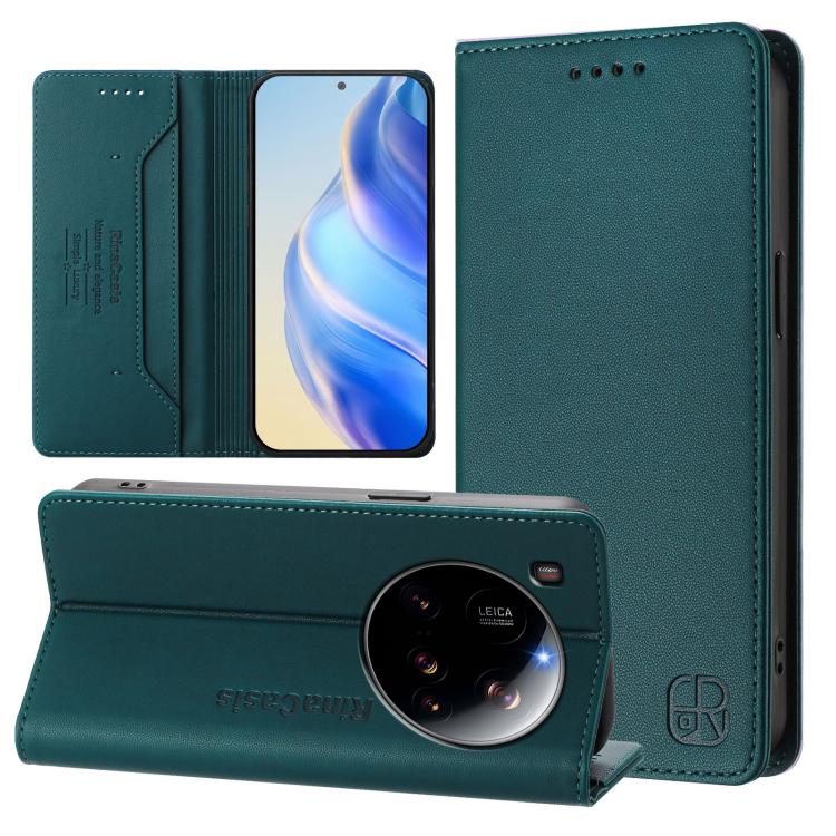 RC01 Dual-Folded Magnetic Suction RFID Leather Phone Case, For Xiaomi 17 Max 5G, For Xiaomi 17T Pro 5G, For Xiaomi Poco M7 4G 169mm, For Xiaomi 15T Pro, For Xiaomi 15T, For Xiaomi Civi 5 Pro Curved, For Xiaomi 15S Pro, For Xiaomi Poco M7 5G / C75 4G   ...