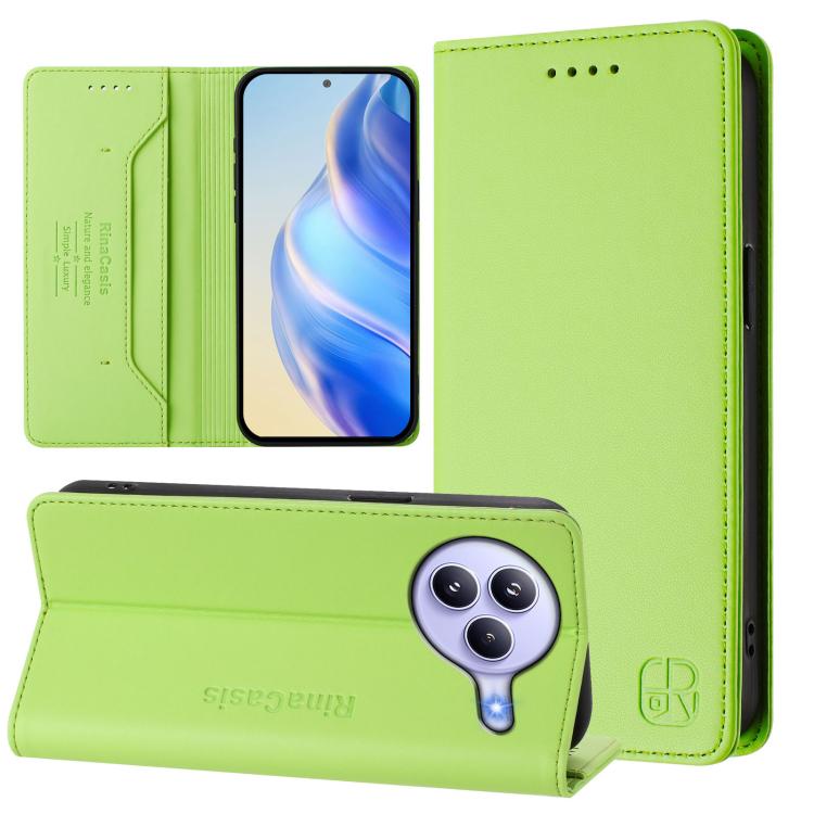 RC01 Dual-Folded Magnetic Suction RFID Leather Phone Case, For Xiaomi 17 Max 5G, For Xiaomi 17T Pro 5G, For Xiaomi Poco M7 4G 169mm, For Xiaomi 15T Pro, For Xiaomi 15T, For Xiaomi Civi 5 Pro Curved, For Xiaomi 15S Pro, For Xiaomi Poco M7 5G / C75 4G   ...