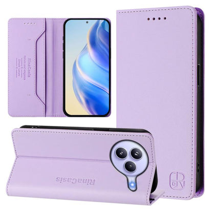 RC01 Dual-Folded Magnetic Suction RFID Leather Phone Case, For Xiaomi 17 Max 5G, For Xiaomi 17T Pro 5G, For Xiaomi Poco M7 4G 169mm, For Xiaomi 15T Pro, For Xiaomi 15T, For Xiaomi Civi 5 Pro Curved, For Xiaomi 15S Pro, For Xiaomi Poco M7 5G / C75 4G   ...