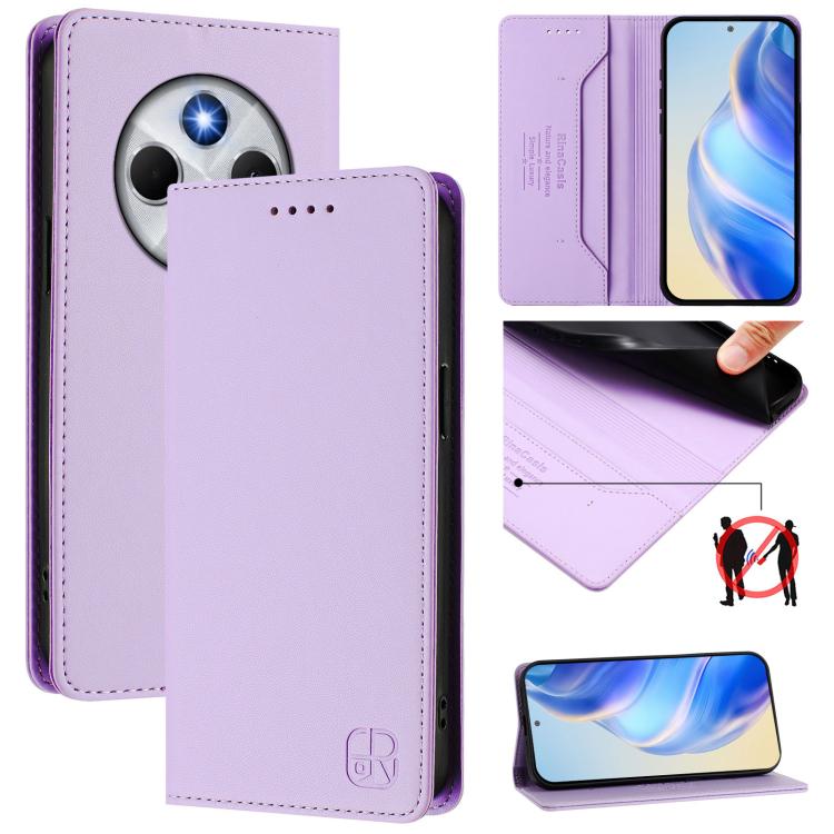 RC01 Dual-Folded Magnetic Suction RFID Leather Phone Case, For Xiaomi 17 Max 5G, For Xiaomi 17T Pro 5G, For Xiaomi Poco M7 4G 169mm, For Xiaomi 15T Pro, For Xiaomi 15T, For Xiaomi Civi 5 Pro Curved, For Xiaomi 15S Pro, For Xiaomi Poco M7 5G / C75 4G   ...