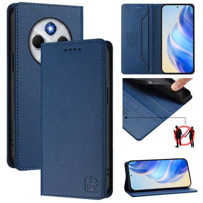 RC01 Dual-Folded Magnetic Suction RFID Leather Phone Case, For Xiaomi 17 Max 5G, For Xiaomi 17T Pro 5G, For Xiaomi Poco M7 4G 169mm, For Xiaomi 15T Pro, For Xiaomi 15T, For Xiaomi Civi 5 Pro Curved, For Xiaomi 15S Pro, For Xiaomi Poco M7 5G / C75 4G   ...