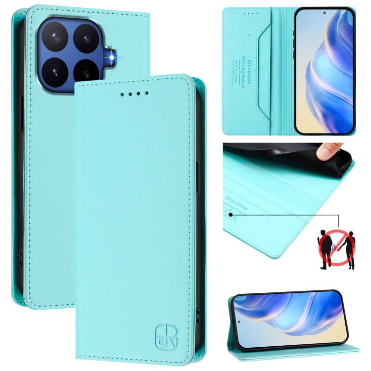 RC01 Dual-Folded Magnetic Suction RFID Leather Phone Case, For Xiaomi 17 Max 5G, For Xiaomi 17T Pro 5G, For Xiaomi Poco M7 4G 169mm, For Xiaomi 15T Pro, For Xiaomi 15T, For Xiaomi Civi 5 Pro Curved, For Xiaomi 15S Pro, For Xiaomi Poco M7 5G / C75 4G   ...