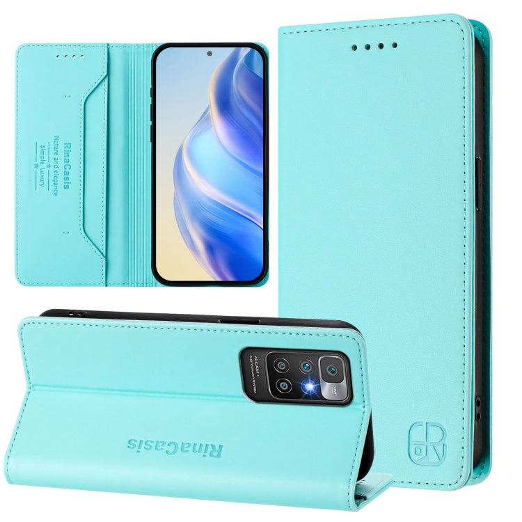 RC01 Dual-Folded Magnetic Suction RFID Leather Phone Case, For Redmi Note 12 5G India / Xiaomi Poco X5, For Redmi A1+ 4G / Xiaomi Poco C50 4G, For Redmi 12C / 11A, For Redmi K60 / K60 Pro, For Redmi Note 12 Explorer                                     ...