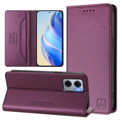 RC01 Dual-Folded Magnetic Suction RFID Leather Phone Case, For Redmi Note 12 5G India / Xiaomi Poco X5, For Redmi A1+ 4G / Xiaomi Poco C50 4G, For Redmi 12C / 11A, For Redmi K60 / K60 Pro, For Redmi Note 12 Explorer                                     ...