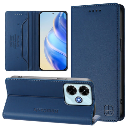RC01 Dual-Folded Magnetic Suction RFID Leather Phone Case, For Redmi Note 14 4G 164.84mm EU Version, For Redmi K80 / K80 Pro, For Redmi Note 14 Pro 4G, For Redmi Note 14 4G 163.25mm, For Redmi Note 14 5G, For Redmi 14C 4G / 14R 5G Global               ...