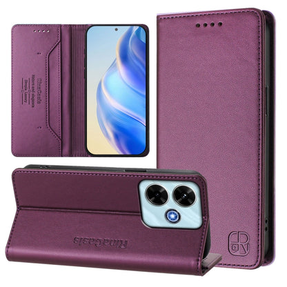 RC01 Dual-Folded Magnetic Suction RFID Leather Phone Case, For Redmi Note 14 4G 164.84mm EU Version, For Redmi K80 / K80 Pro, For Redmi Note 14 Pro 4G, For Redmi Note 14 4G 163.25mm, For Redmi Note 14 5G, For Redmi 14C 4G / 14R 5G Global               ...