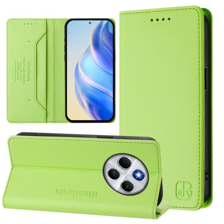 RC01 Dual-Folded Magnetic Suction RFID Leather Phone Case, For Redmi Note 14 4G 164.84mm EU Version, For Redmi K80 / K80 Pro, For Redmi Note 14 Pro 4G, For Redmi Note 14 4G 163.25mm, For Redmi Note 14 5G, For Redmi 14C 4G / 14R 5G Global               ...