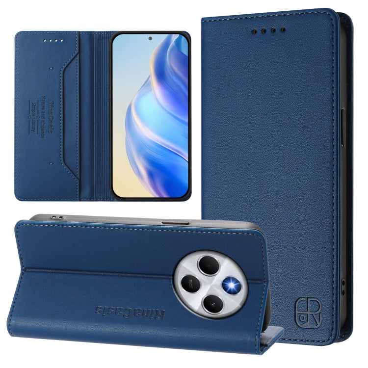 RC01 Dual-Folded Magnetic Suction RFID Leather Phone Case, For Redmi Note 14 4G 164.84mm EU Version, For Redmi K80 / K80 Pro, For Redmi Note 14 Pro 4G, For Redmi Note 14 4G 163.25mm, For Redmi Note 14 5G, For Redmi 14C 4G / 14R 5G Global               ...