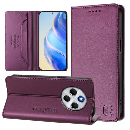 RC01 Dual-Folded Magnetic Suction RFID Leather Phone Case, For Redmi Note 14 4G 164.84mm EU Version, For Redmi K80 / K80 Pro, For Redmi Note 14 Pro 4G, For Redmi Note 14 4G 163.25mm, For Redmi Note 14 5G, For Redmi 14C 4G / 14R 5G Global               ...