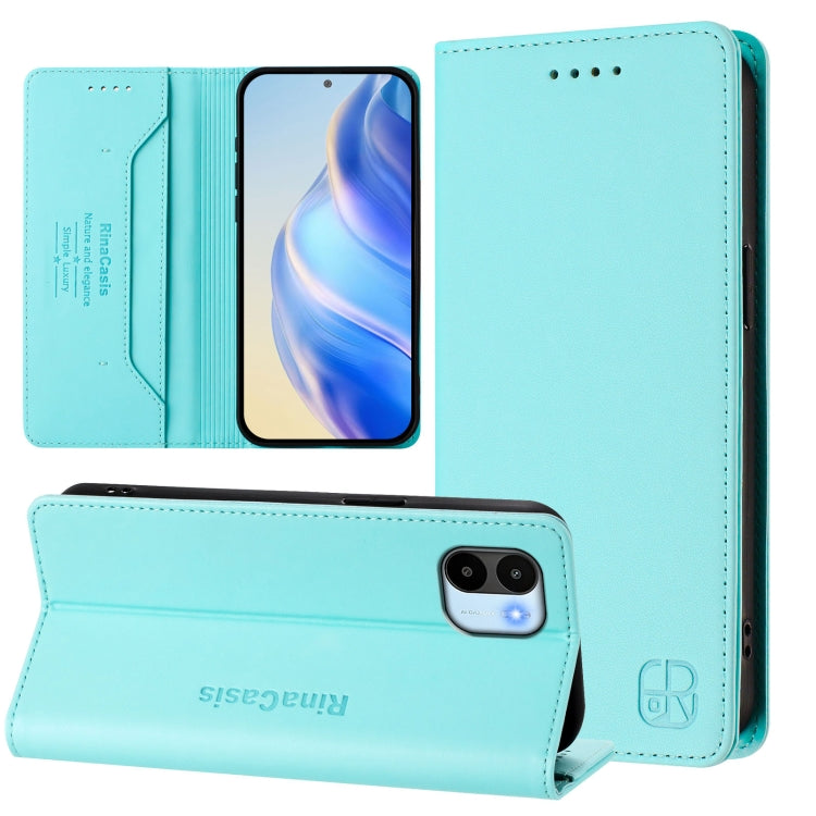 RC01 Dual-Folded Magnetic Suction RFID Leather Phone Case, For Redmi 13C 5G / 4G Global, For Redmi Note 13 5G Global, For Redmi Note 13 Pro+ 5G Global, For Redmi K60 Ultra / Xiaomi 13T / 13T Pro, For Redmi 12 5G / 4G Global / Note 12R                  ...