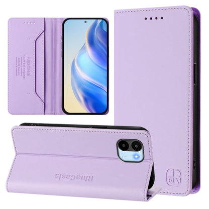 RC01 Dual-Folded Magnetic Suction RFID Leather Phone Case, For Redmi 13C 5G / 4G Global, For Redmi Note 13 5G Global, For Redmi Note 13 Pro+ 5G Global, For Redmi K60 Ultra / Xiaomi 13T / 13T Pro, For Redmi 12 5G / 4G Global / Note 12R                  ...