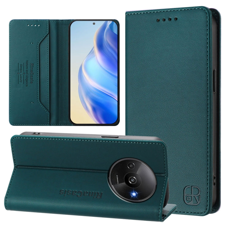 RC01 Dual-Folded Magnetic Suction RFID Leather Phone Case, For Redmi Note 14 4G 164.84mm EU Version, For Redmi K80 / K80 Pro, For Redmi Note 14 Pro 4G, For Redmi Note 14 4G 163.25mm, For Redmi Note 14 5G, For Redmi 14C 4G / 14R 5G Global               ...