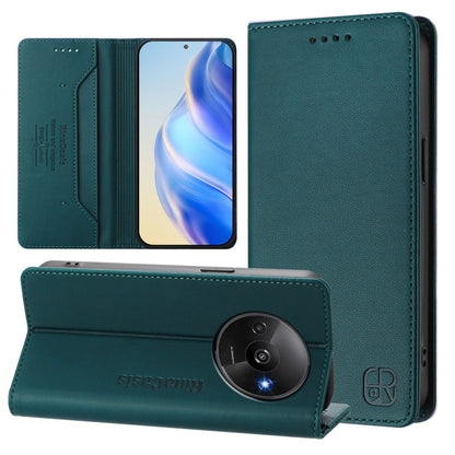 RC01 Dual-Folded Magnetic Suction RFID Leather Phone Case, For Redmi Note 14 4G 164.84mm EU Version, For Redmi K80 / K80 Pro, For Redmi Note 14 Pro 4G, For Redmi Note 14 4G 163.25mm, For Redmi Note 14 5G, For Redmi 14C 4G / 14R 5G Global               ...