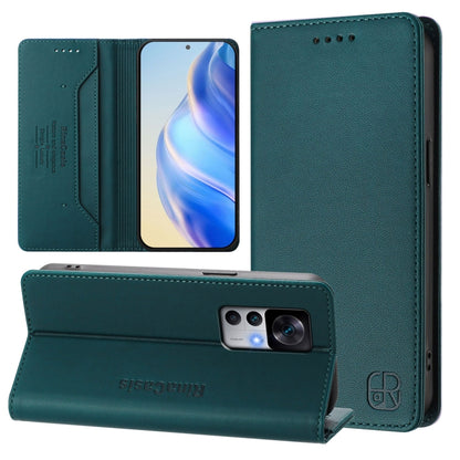 RC01 Dual-Folded Magnetic Suction RFID Leather Phone Case, For Redmi Note 12 5G India / Xiaomi Poco X5, For Redmi A1+ 4G / Xiaomi Poco C50 4G, For Redmi 12C / 11A, For Redmi K60 / K60 Pro, For Redmi Note 12 Explorer                                     ...