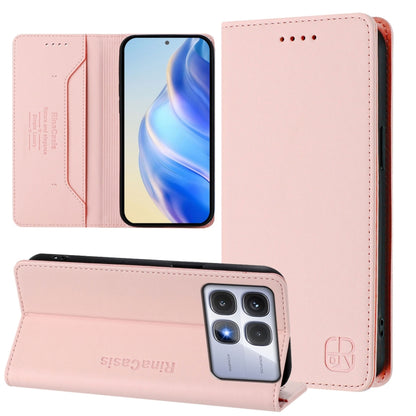 RC01 Dual-Folded Magnetic Suction RFID Leather Phone Case, For Redmi Note 14 4G 164.84mm EU Version, For Redmi K80 / K80 Pro, For Redmi Note 14 Pro 4G, For Redmi Note 14 4G 163.25mm, For Redmi Note 14 5G, For Redmi 14C 4G / 14R 5G Global               ...