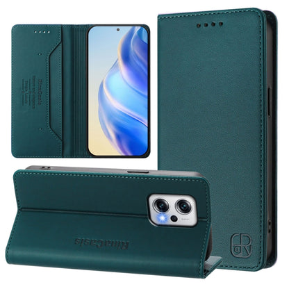 RC01 Dual-Folded Magnetic Suction RFID Leather Phone Case, For Redmi 13C 5G / 4G Global, For Redmi Note 13 5G Global, For Redmi Note 13 Pro+ 5G Global, For Redmi K60 Ultra / Xiaomi 13T / 13T Pro, For Redmi 12 5G / 4G Global / Note 12R                  ...