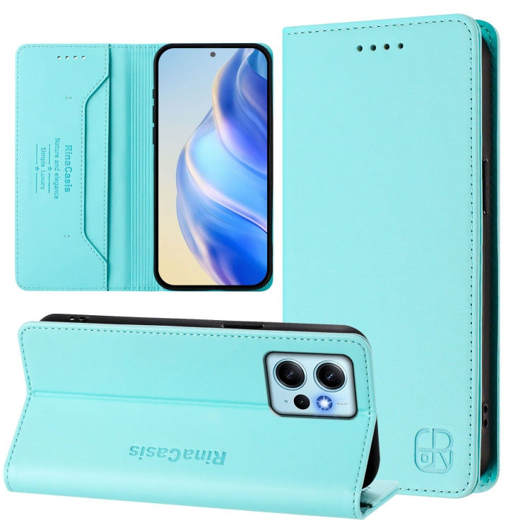 RC01 Dual-Folded Magnetic Suction RFID Leather Phone Case, For Redmi 13C 5G / 4G Global, For Redmi Note 13 5G Global, For Redmi Note 13 Pro+ 5G Global, For Redmi K60 Ultra / Xiaomi 13T / 13T Pro, For Redmi 12 5G / 4G Global / Note 12R                  ...