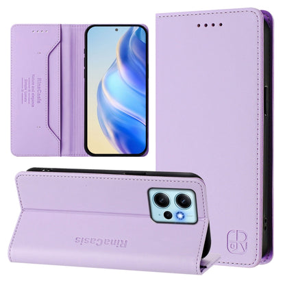 RC01 Dual-Folded Magnetic Suction RFID Leather Phone Case, For Redmi 13C 5G / 4G Global, For Redmi Note 13 5G Global, For Redmi Note 13 Pro+ 5G Global, For Redmi K60 Ultra / Xiaomi 13T / 13T Pro, For Redmi 12 5G / 4G Global / Note 12R                  ...