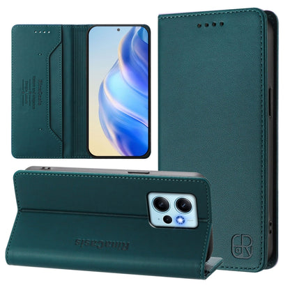 RC01 Dual-Folded Magnetic Suction RFID Leather Phone Case, For Redmi 13C 5G / 4G Global, For Redmi Note 13 5G Global, For Redmi Note 13 Pro+ 5G Global, For Redmi K60 Ultra / Xiaomi 13T / 13T Pro, For Redmi 12 5G / 4G Global / Note 12R                  ...