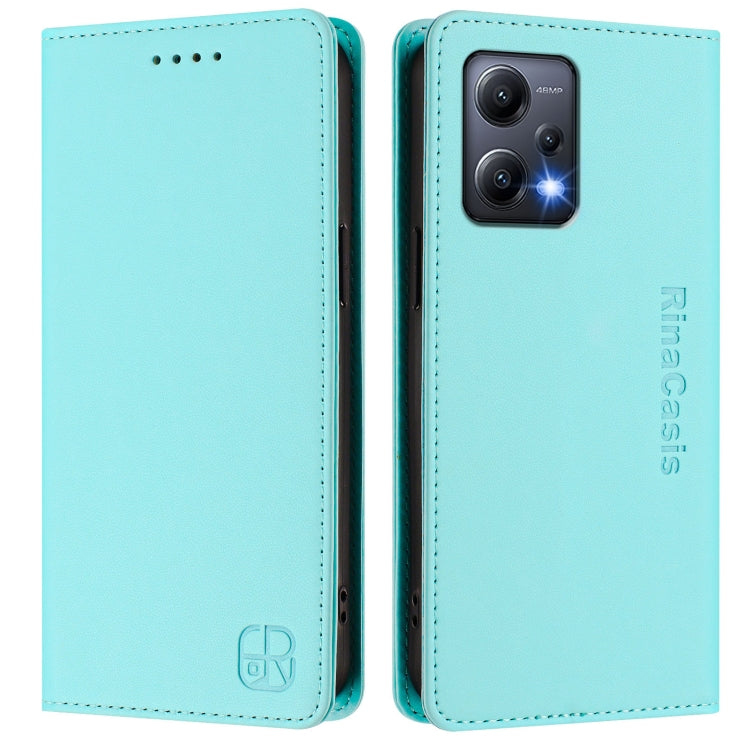 RC01 Dual-Folded Magnetic Suction RFID Leather Phone Case, For Redmi Note 12 5G India / Xiaomi Poco X5, For Redmi A1+ 4G / Xiaomi Poco C50 4G, For Redmi 12C / 11A, For Redmi K60 / K60 Pro, For Redmi Note 12 Explorer                                     ...